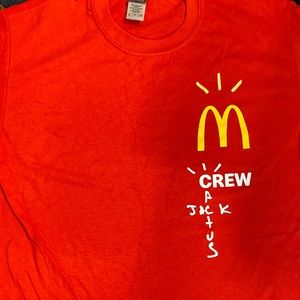 Travis Scott X McDonalds unisex t shirt. RARE